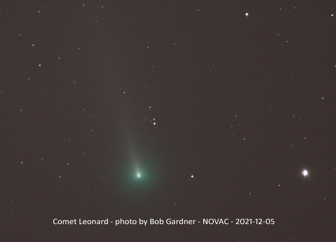 Comet Leonard   Bob Gardner  2021 12 05