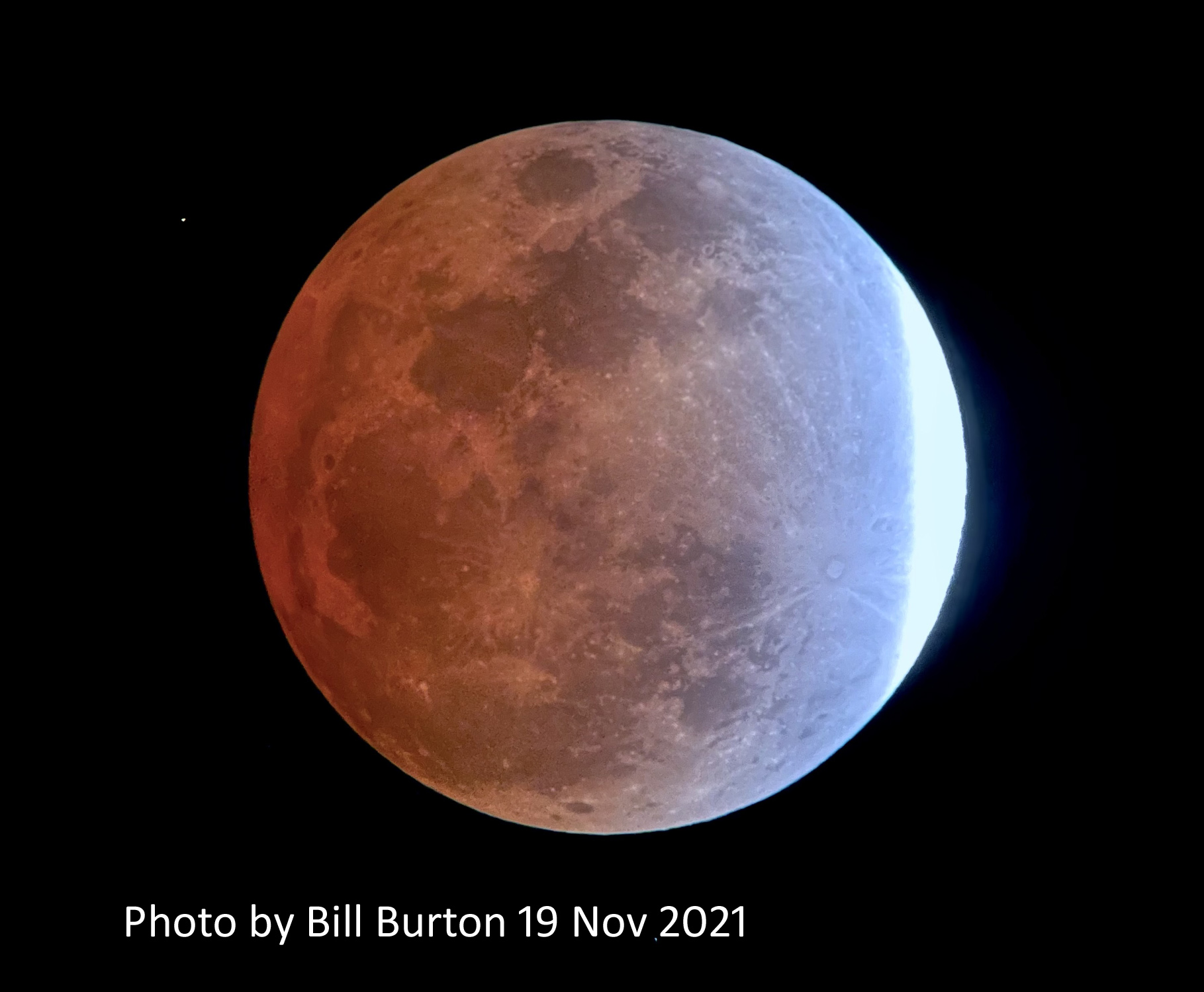 Lunar Eclipse Bill Burton 19 Nov 2021