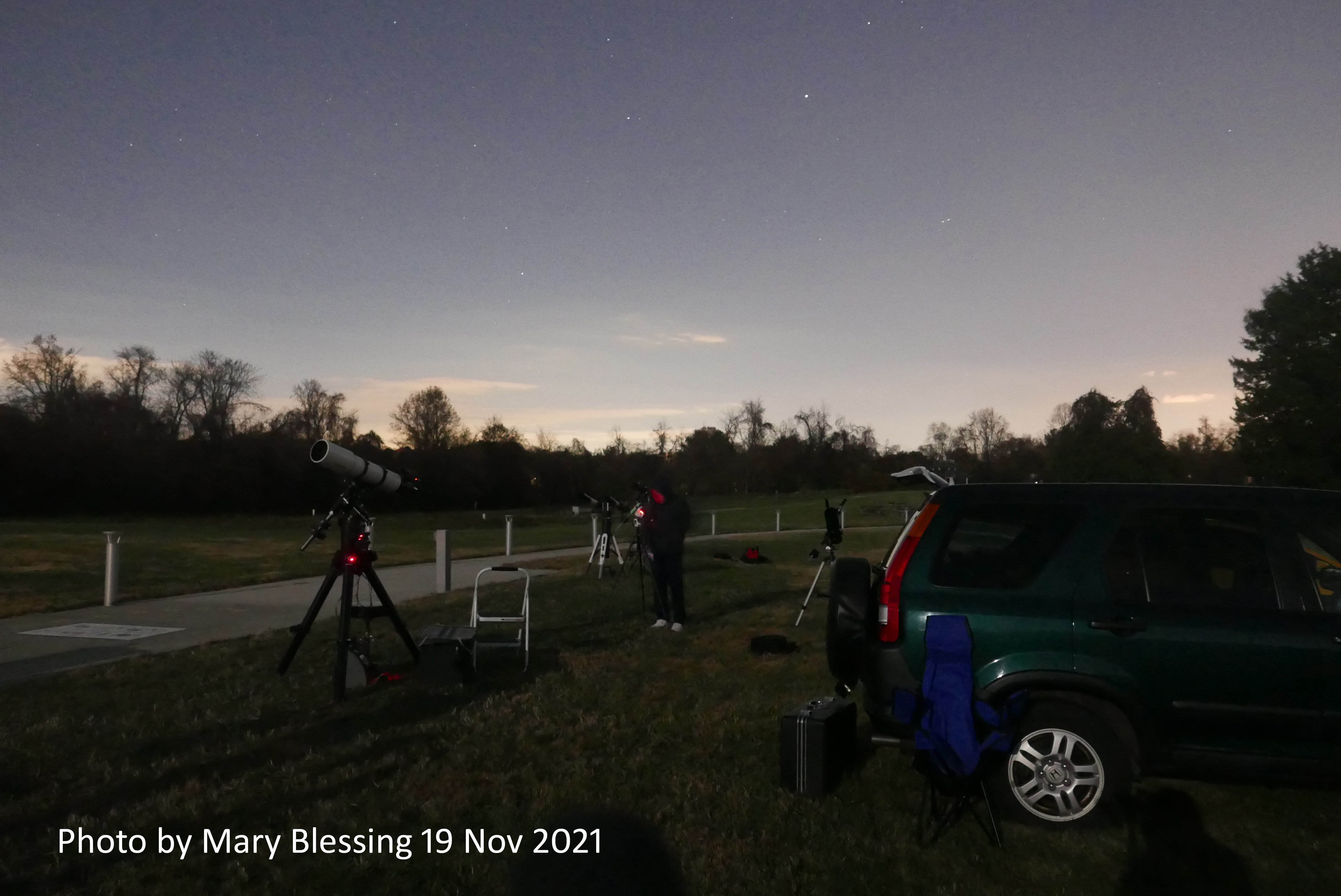 Lunar Eclipse Observing Mary Blessing 19 Nov 2021