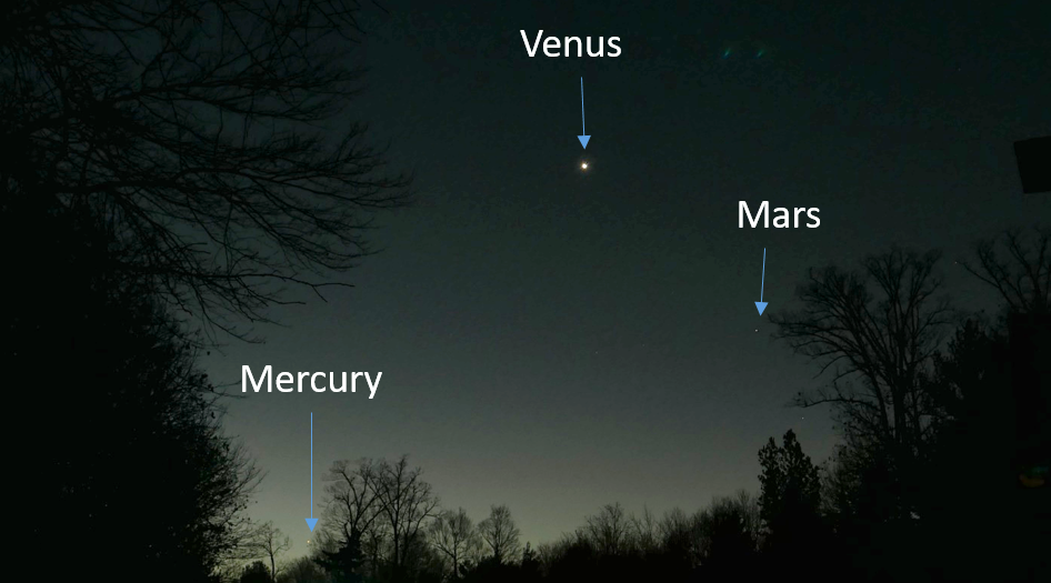 Mercury Venus Mars 2022 02 10
